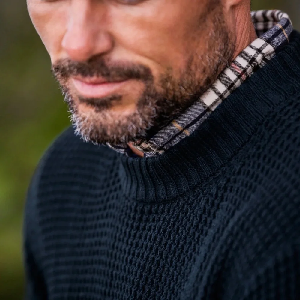 Line of Trade - Norfolk Waffle Knit Sweater